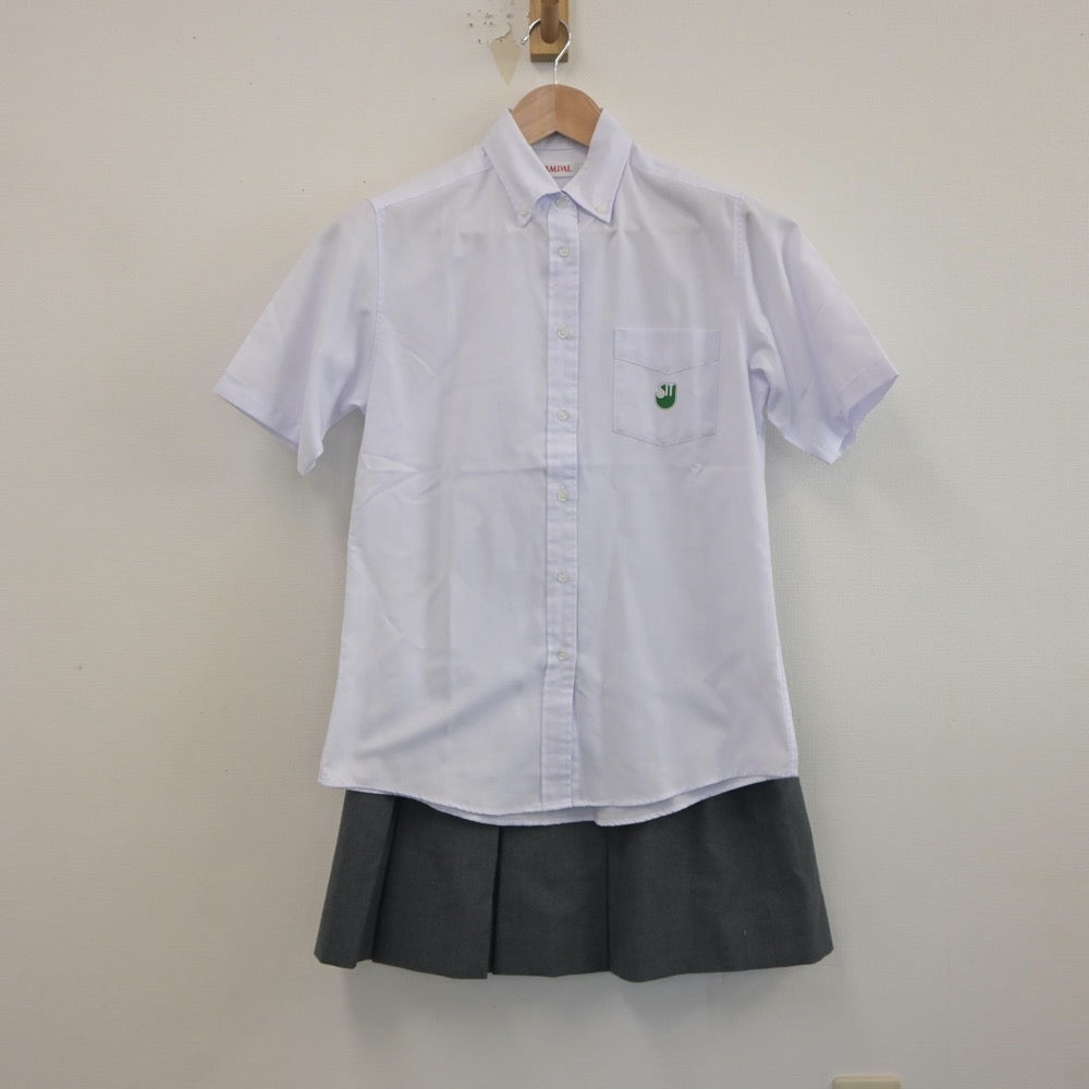 【中古】神奈川県 湘南工科大附属高等学校 女子制服 2点（シャツ・スカート）sf019132