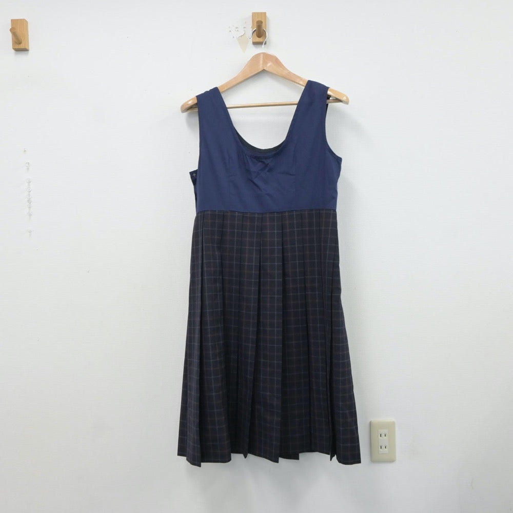 【中古】福岡県 精華女子高等学校 女子制服 2点（セーラー服・ジャンパースカート）sf019134