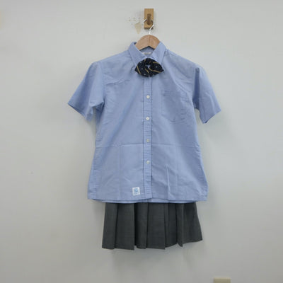 【中古】兵庫県 須磨学園高等学校 女子制服 3点（ニット・スカート）sf019138