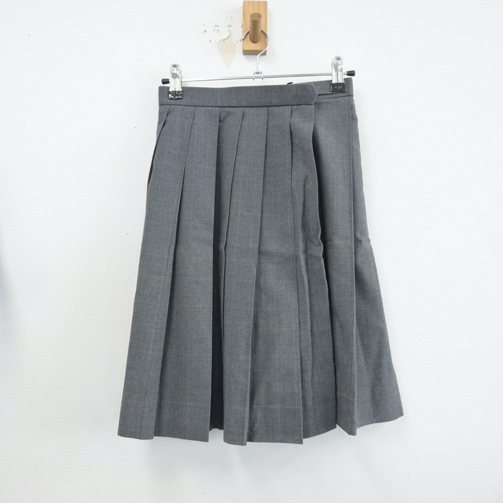 【中古】兵庫県 須磨学園高等学校 女子制服 3点（ニット・スカート）sf019138