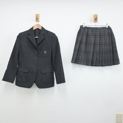 【中古】東京都 私立武蔵野高等学校 女子制服 2点（ブレザー・スカート）sf019139