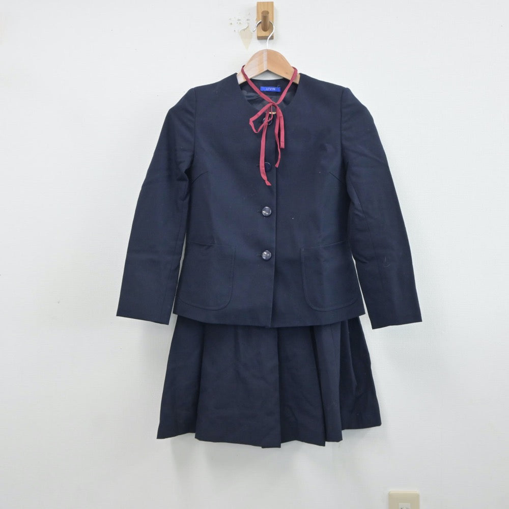 【中古】福島県 福島県郡山市立郡山第五中学校 女子制服 3点（ブレザー・スカート）sf019142