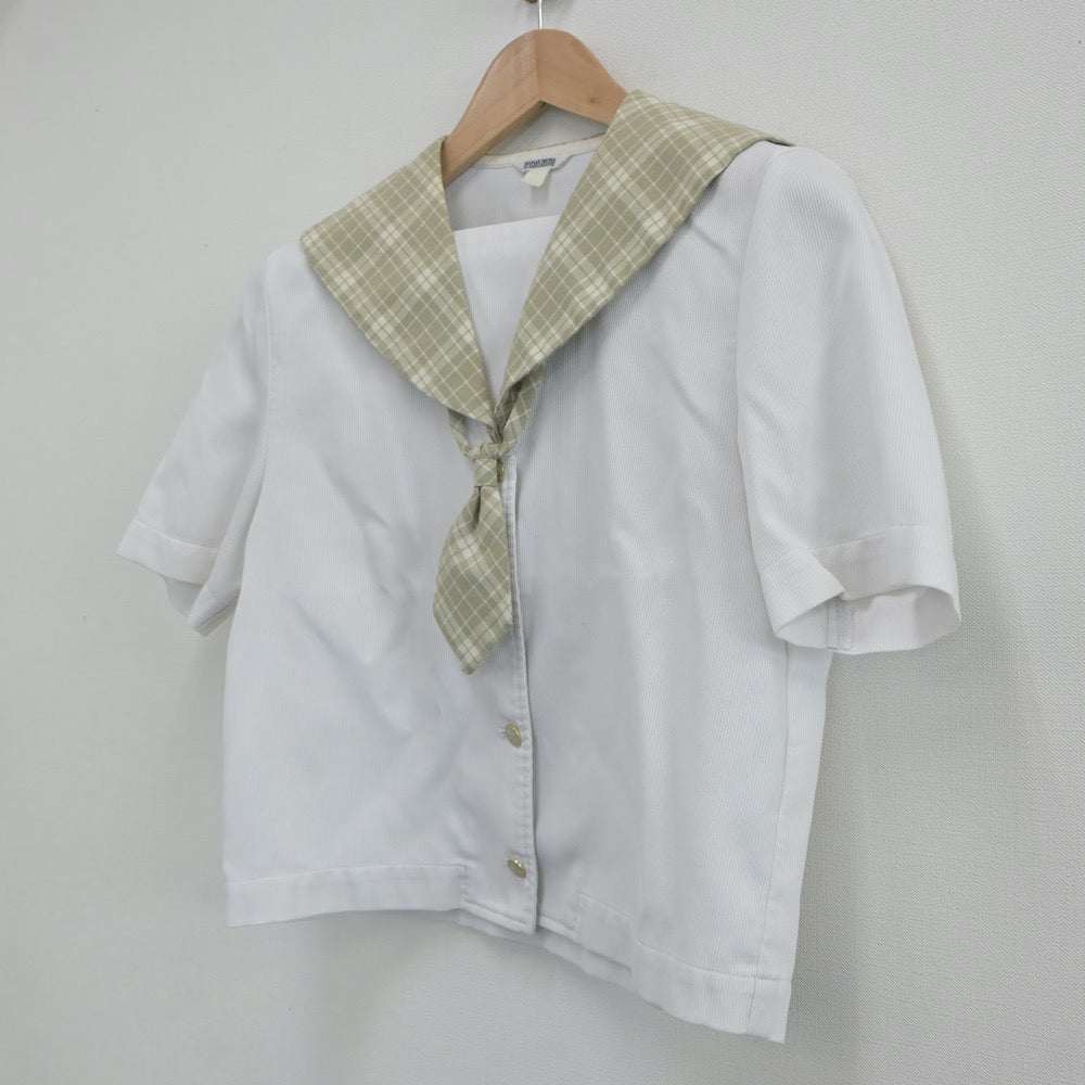 【中古】埼玉県 越谷南高等学校 女子制服 2点（セーラー服）sf019164