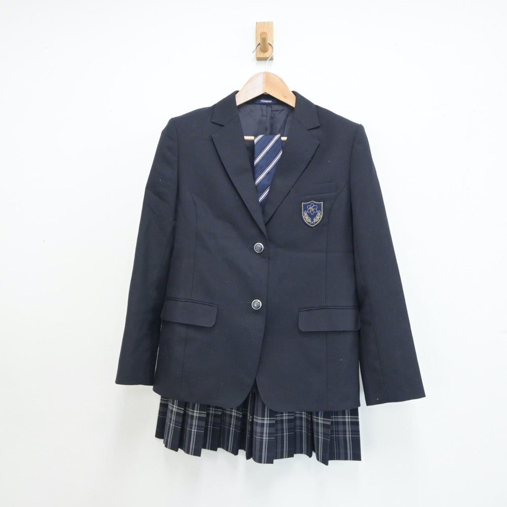 【中古】東京都 東京都立新宿高等学校 女子制服 4点（ブレザー・スカート）sf019165