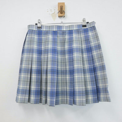 【中古】群馬県 群馬県立玉村高等学校 女子制服 2点（ニットベスト・スカート）sf019169