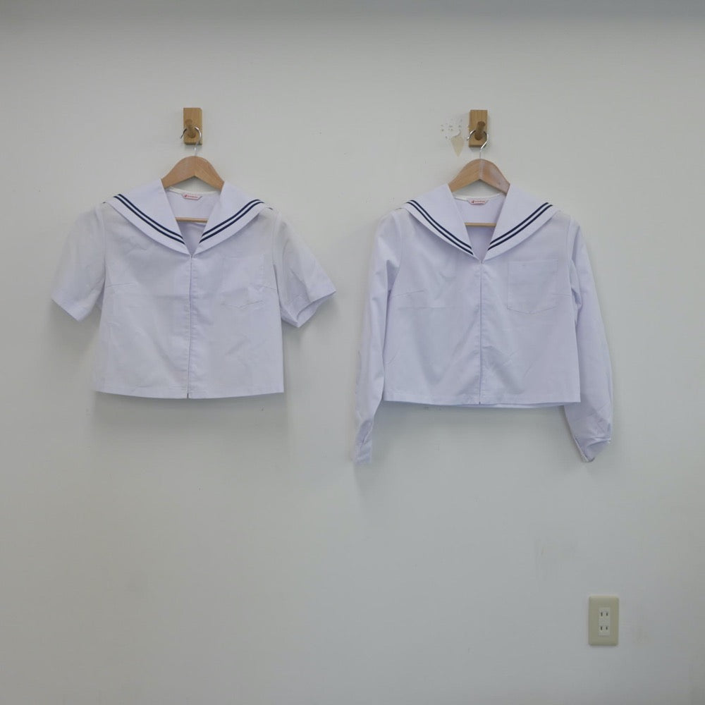 【中古】和歌山県 和歌山市立貴志中学校 女子制服 2点（セーラー服）sf019178