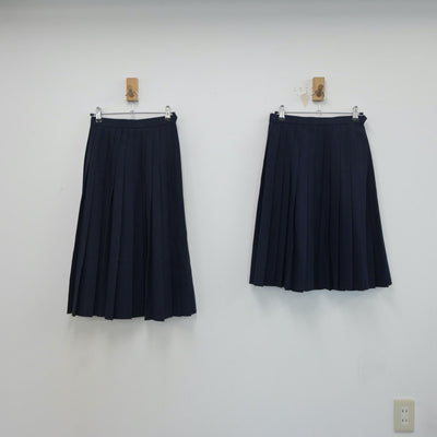 【中古】岐阜県 中津川市立坂本中学校 女子制服 2点（スカート・スカート）sf019181