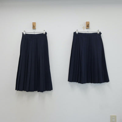 【中古】岐阜県 中津川市立坂本中学校 女子制服 2点（スカート・スカート）sf019181