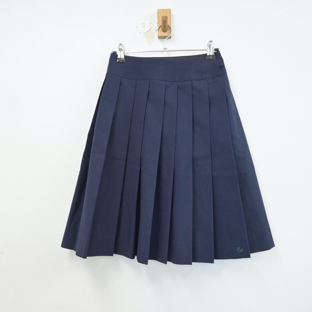 【中古】千葉県 千葉県立市川東高等学校 女子制服 2点（シャツ・スカート）sf019186