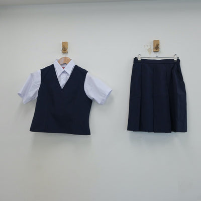 中古制服】神奈川県 横浜市立浜中学校 女子制服 3点（シャツ・ベスト・スカート）sf019199【リサイクル学生服】 | 中古制服通販パレイド