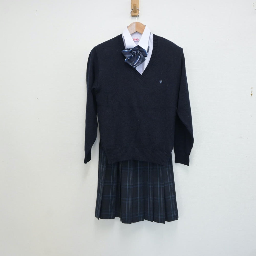 中古制服】東京都 東京都立蔵前工業高等学校 女子制服 5点（ブレザー・シャツ・ニット・スカート）sf019202【リサイクル学生服】 | 中古制服 通販パレイド