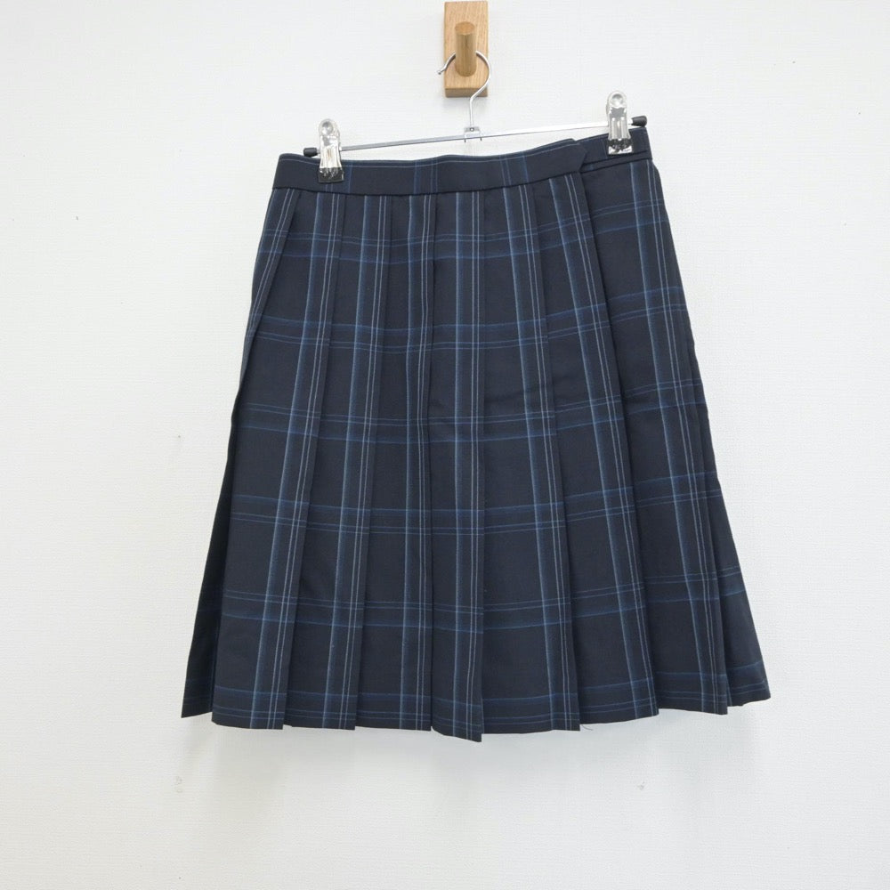 【中古】東京都 東京都立蔵前工業高等学校 女子制服 4点（シャツ・ニットベスト・スカート）sf019203