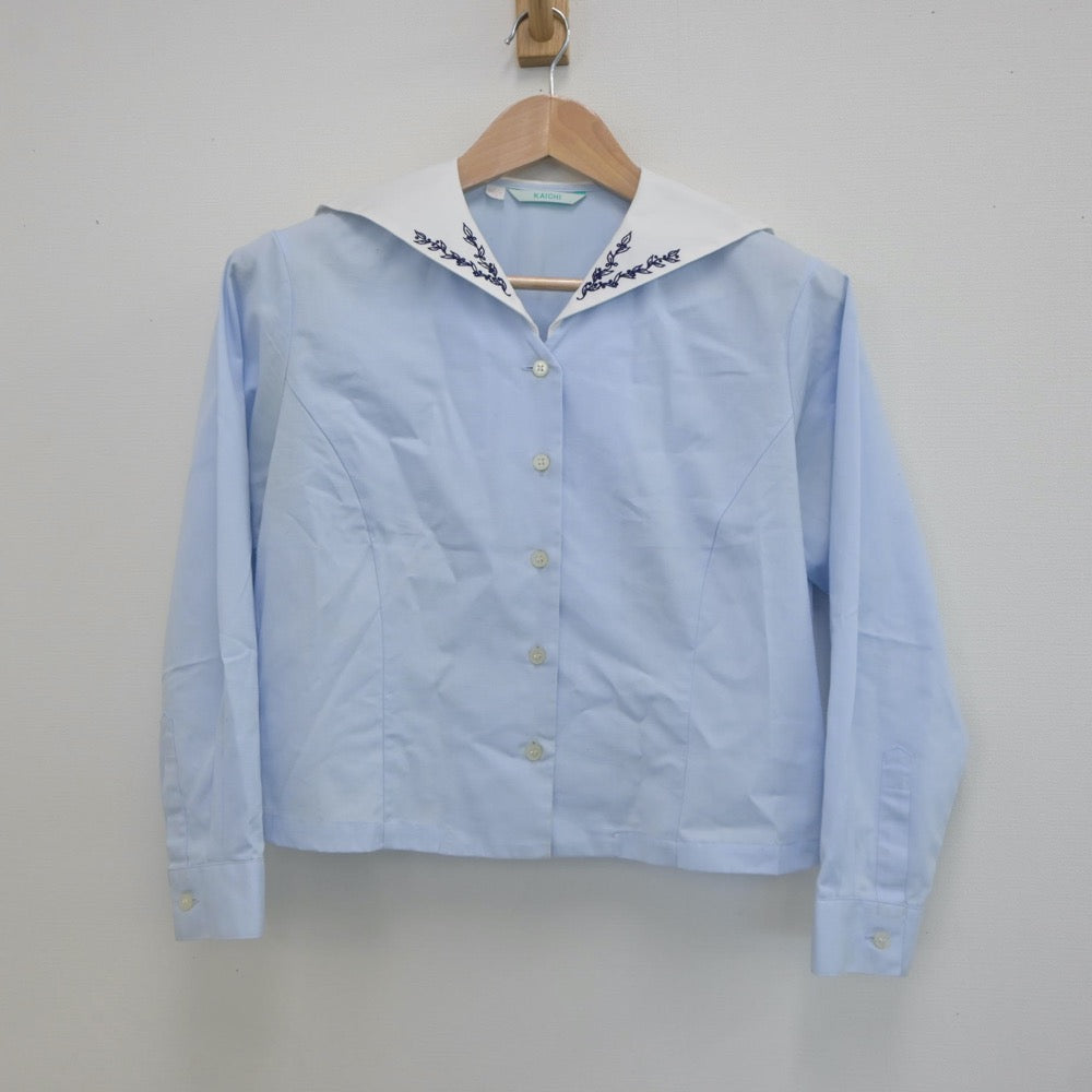 【中古】和歌山県 和歌山開智高等学校 女子制服 2点（セーラー服）sf019207