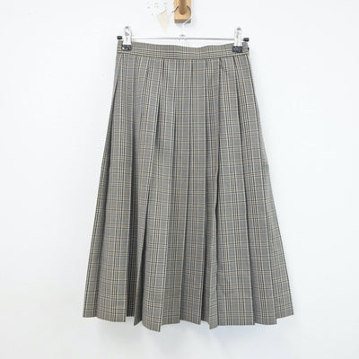 【中古】静岡県 静岡県立小笠高等学校 女子制服 3点（シャツ・ニットベスト・スカート）sf019212