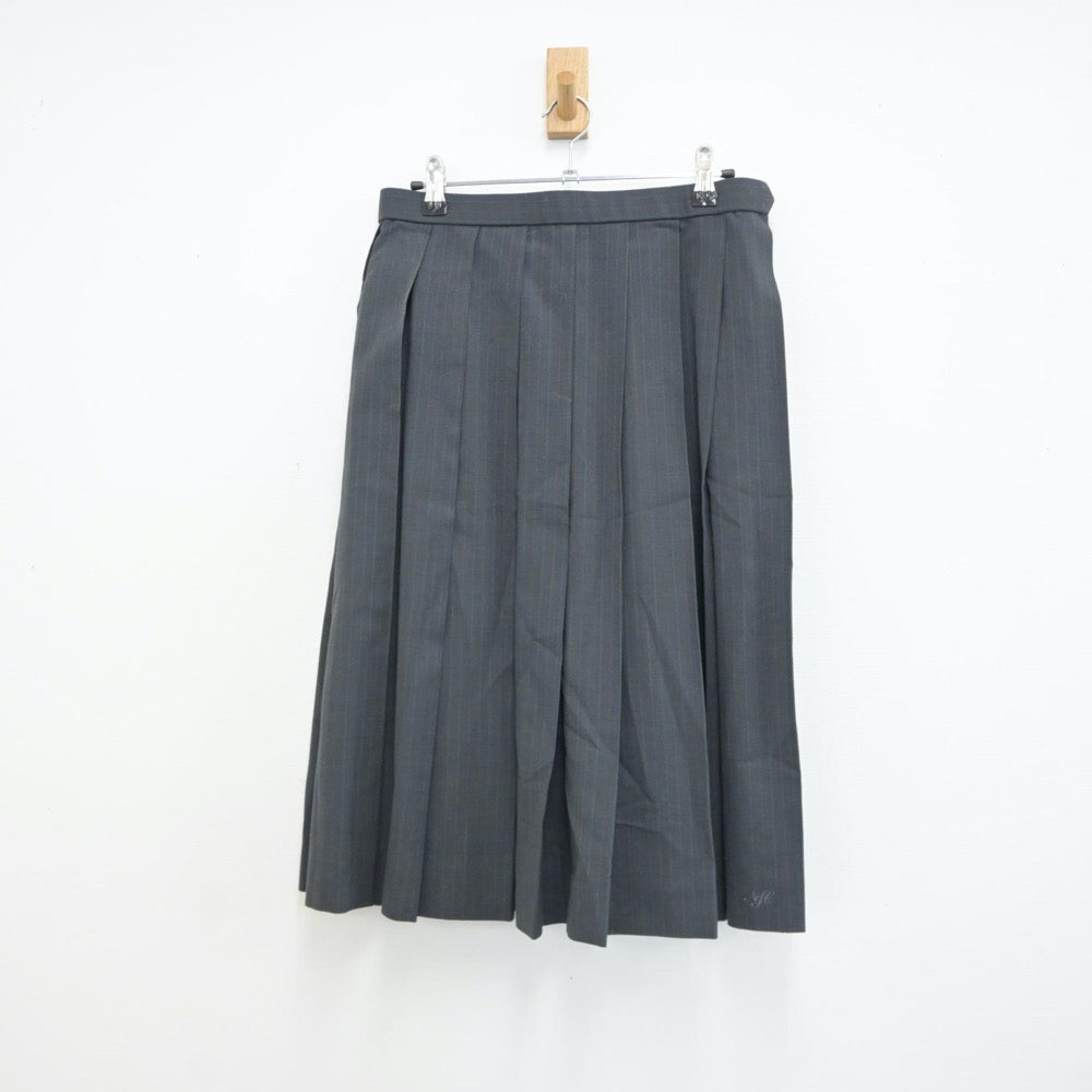 【中古】奈良県 奈良県立情報商業高等学校 女子制服 3点（シャツ・スカート）sf019223