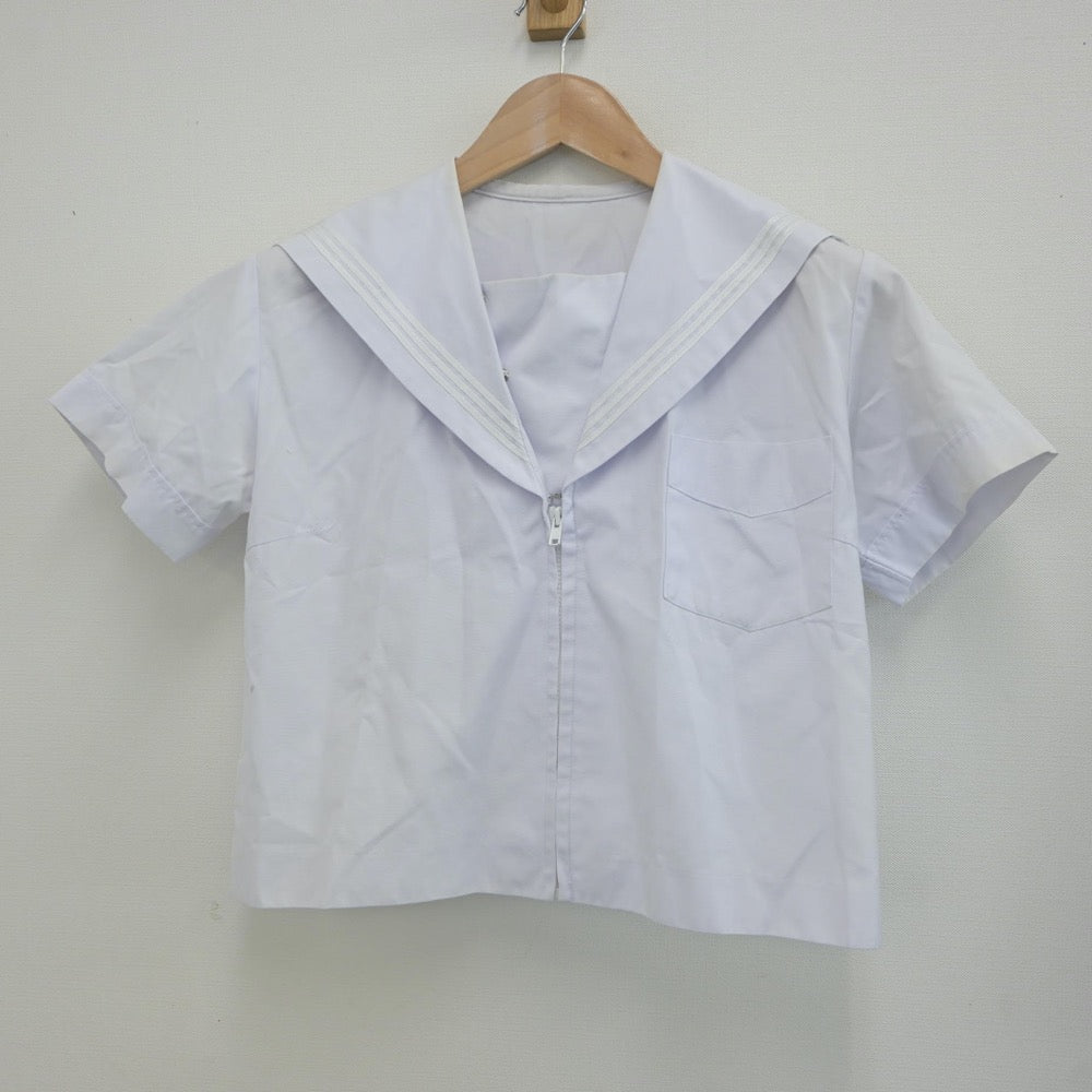 【中古】奈良県 大和高田市立片塩中学校 女子制服 2点（セーラー服・スカート）sf019224