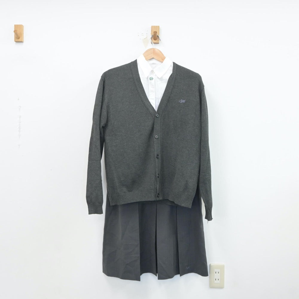 中古制服】奈良県 奈良県立情報商業高等学校 女子制服 4点（ブレザー・ジャンパースカート・ニット・シャツ）sf019225【リサイクル学生服】 | 中古 制服通販パレイド