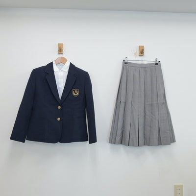 【中古】東京都 町田市立堺中学校 女子制服 4点（ブレザー・シャツ・スカート）sf019234