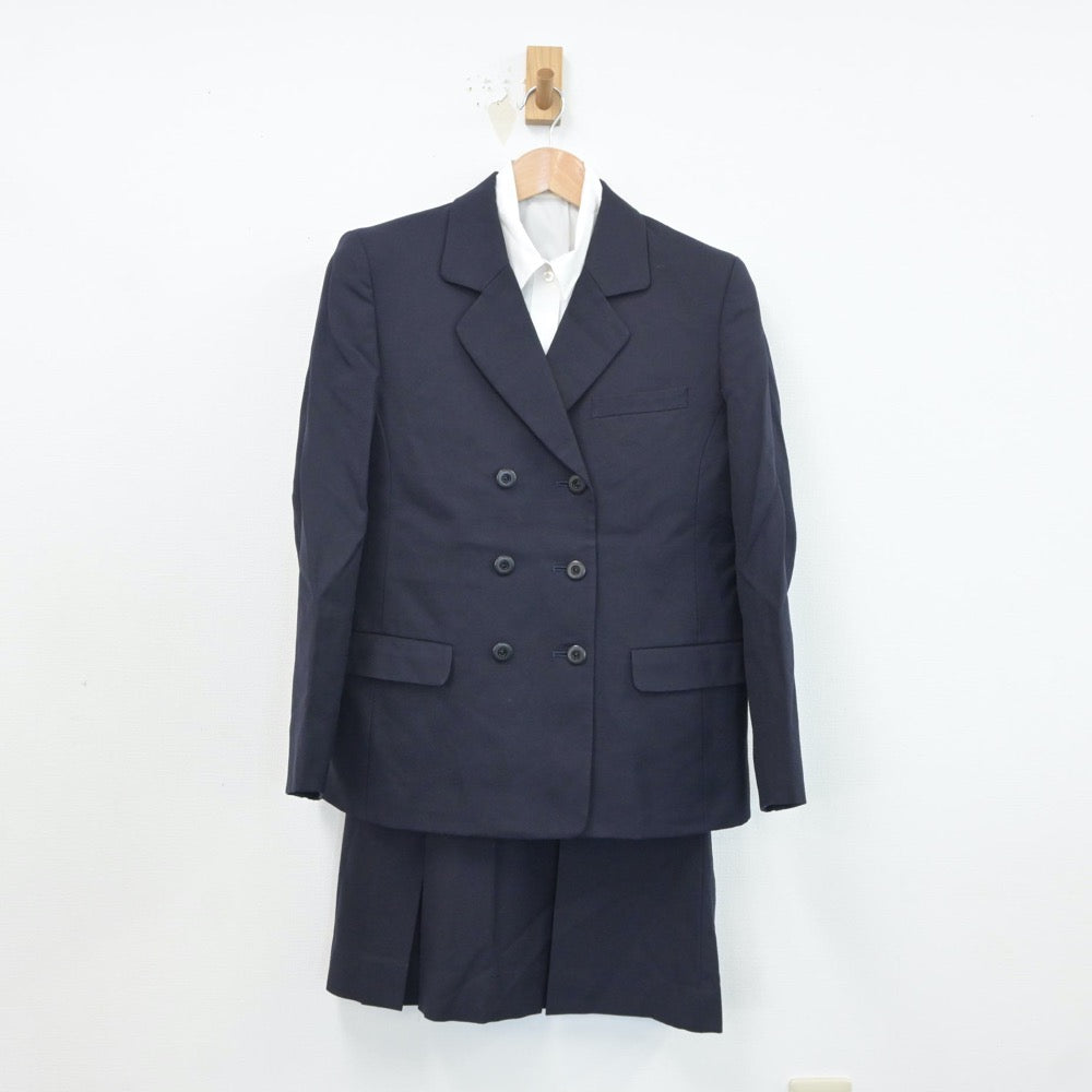 【中古】東京都 共立女子中学校 女子制服 5点（ブレザー・ニット・シャツ・スカート）sf019241