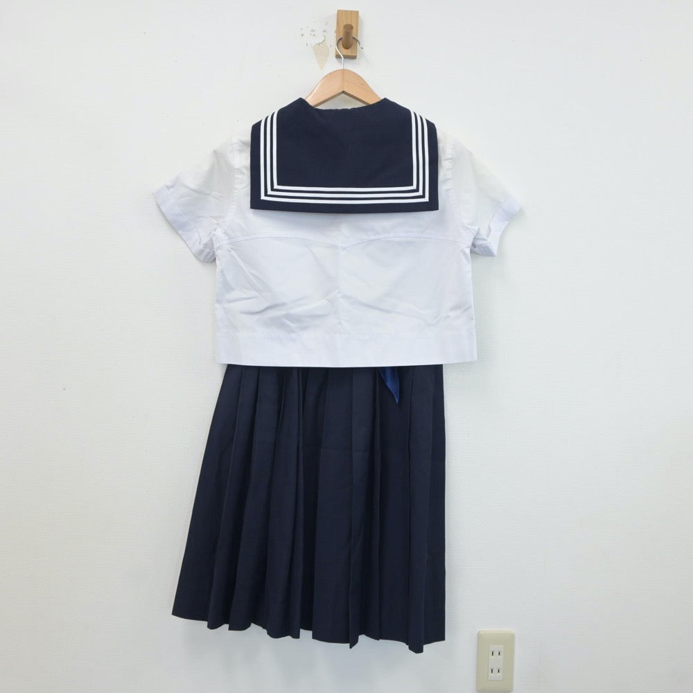 【中古】東京都 共立女子中学校 女子制服 3点（セーラー服・スカート）sf019245