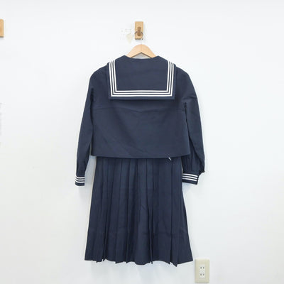 【中古】東京都 共立女子中学校 女子制服 3点（セーラー服・スカート）sf019246