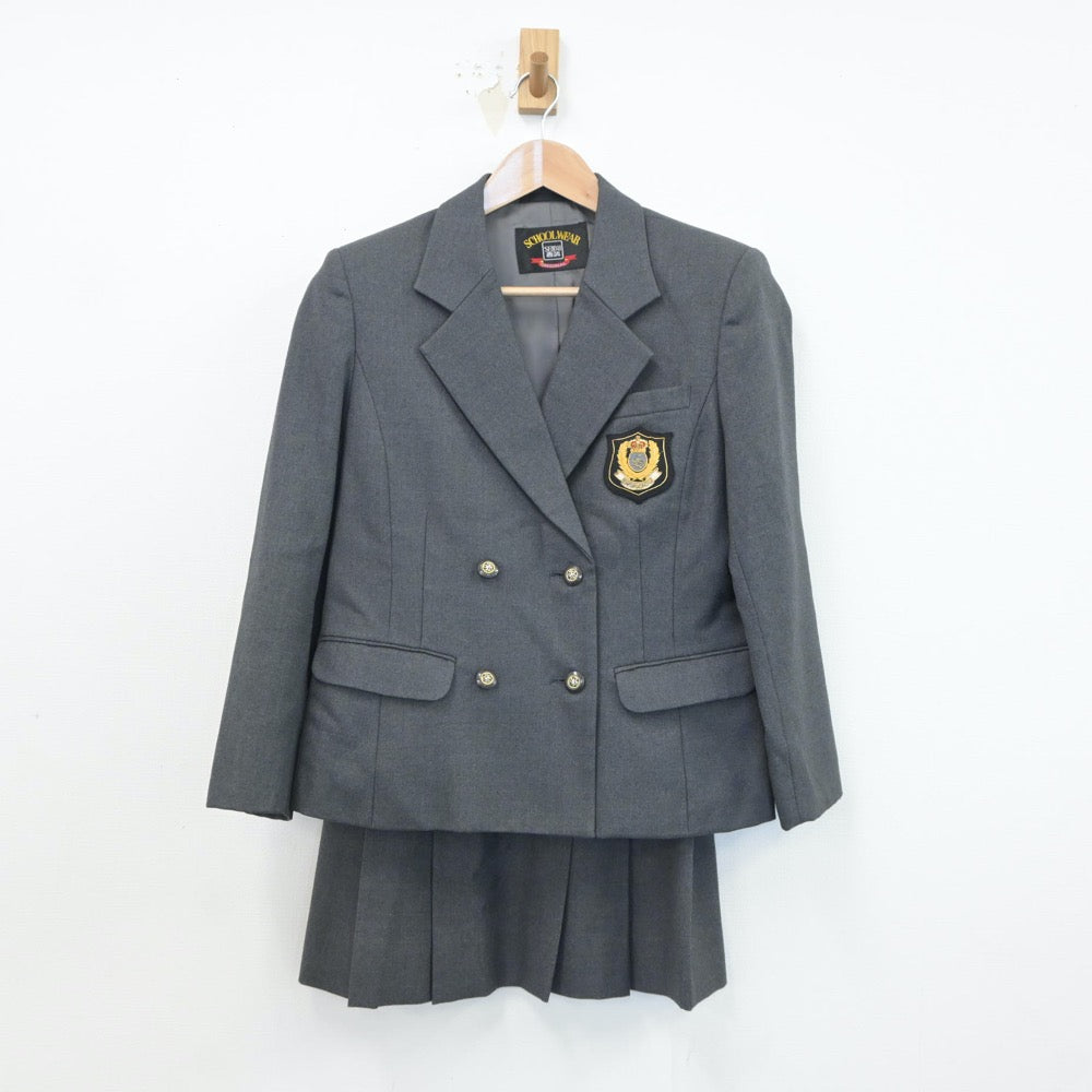 【中古】東京都 桜丘高等学校 女子制服 2点（ブレザー・スカート）sf019250