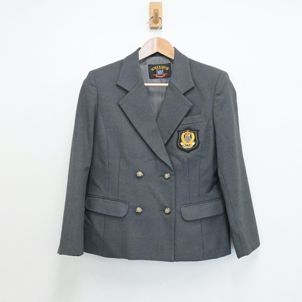 【中古】東京都 桜丘高等学校 女子制服 2点（ブレザー・スカート）sf019250