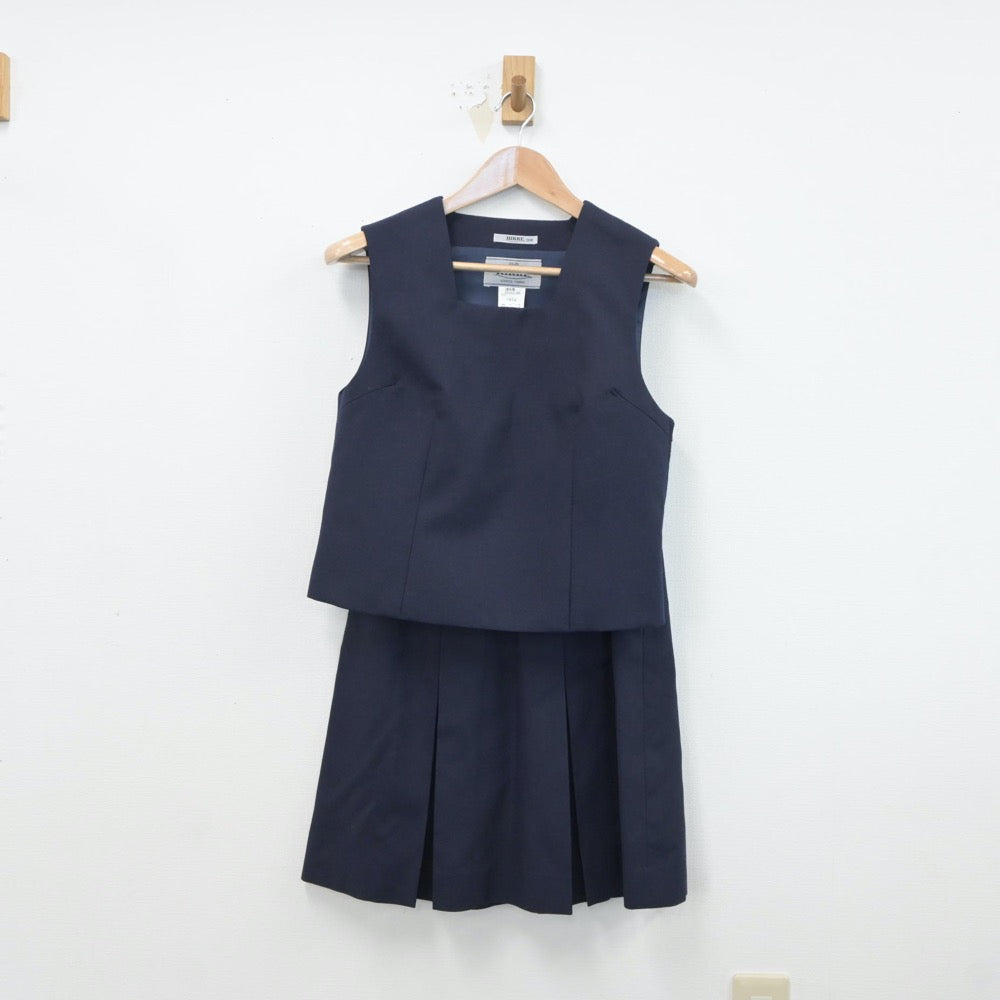 【中古】静岡県 静岡県立静岡高等学校 女子制服 4点（ブレザー・ベスト・スカート）sf019252