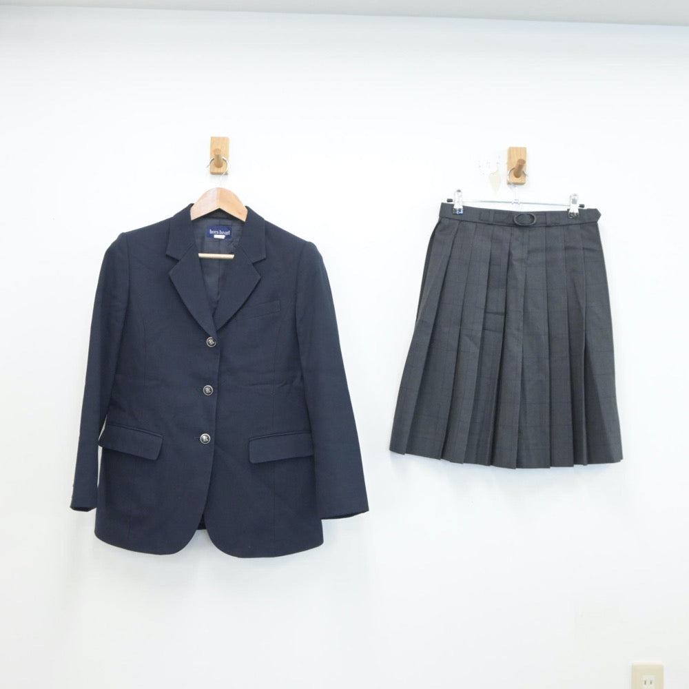 【中古】群馬県 群馬県伊勢崎市興陽高等学校 女子制服 3点（ブレザー・スカート）sf019253