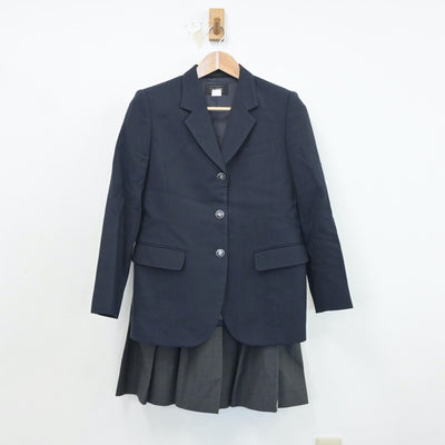 【中古】群馬県 群馬県伊勢崎市興陽高等学校 女子制服 2点（ブレザー・スカート）sf019255