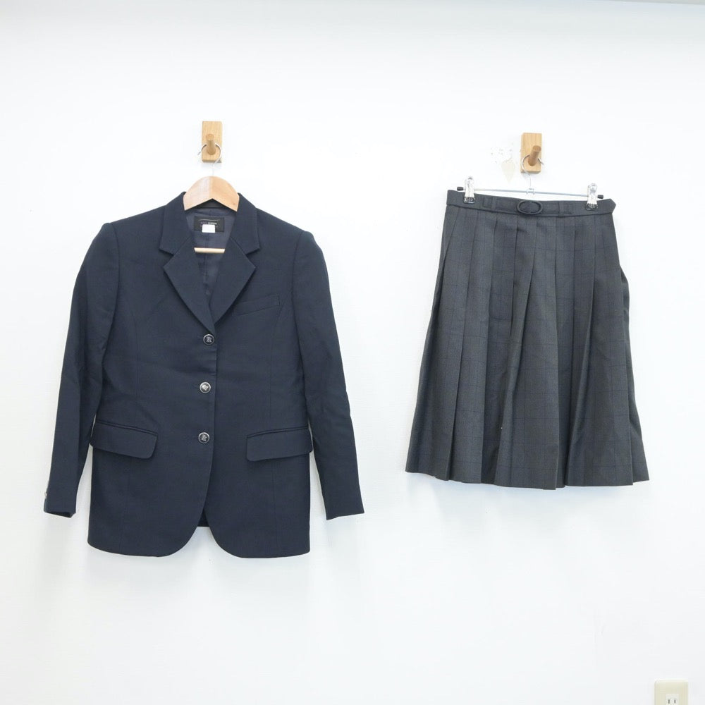 【中古】群馬県 群馬県伊勢崎市興陽高等学校 女子制服 2点（ブレザー・スカート）sf019255