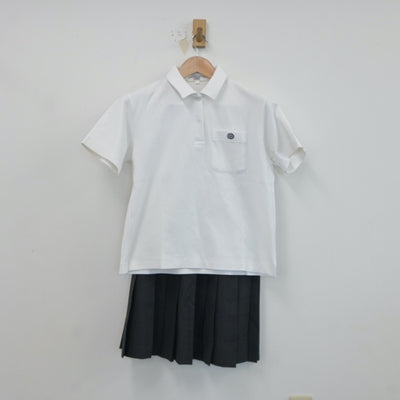 【中古】群馬県 群馬県伊勢崎市興陽高等学校 女子制服 3点（シャツ・スカート）sf019260