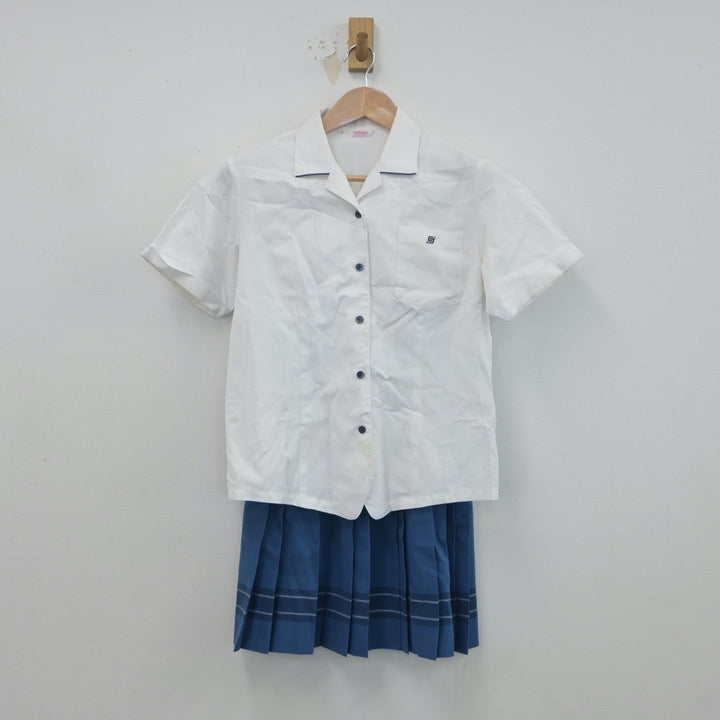 中古制服】山口県 下関短期大学附属高等学校 女子制服 4点（ニットベスト・シャツ・スカート）sf019264【リサイクル学生服】 | 中古制服 通販パレイド