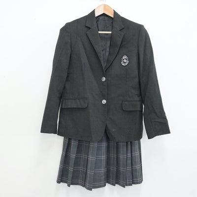 【中古】大阪府 大阪成蹊女子高等学校 女子制服 2点（ブレザー・スカート）sf019267