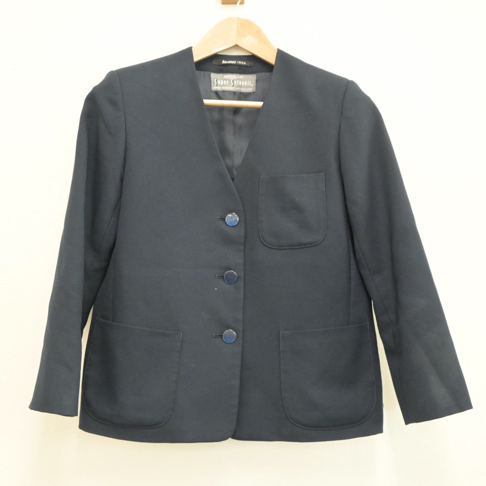 【中古】東京都 青梅第三中学校 女子制服 2点（ブレザー・ジャンパースカート）sf019275