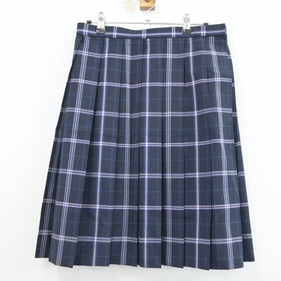 【中古】秋田県 国学館高等学校 女子制服 5点（シャツ・ニットベスト・スカート）sf019288