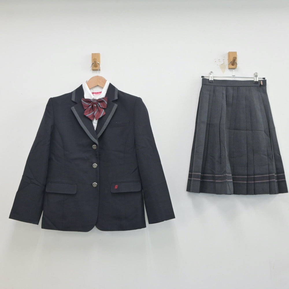 中古制服】山口県 下関短期大学付属高等学校 女子制服 4点（ブレザー・シャツ・スカート）sf019292【リサイクル学生服】 | 中古制服通販パレイド