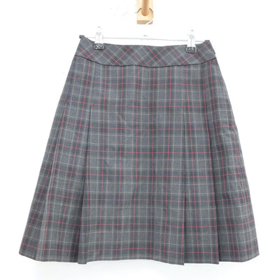 【中古】東京都 安田学園中学校 女子制服 2点（シャツ・スカート）sf019294