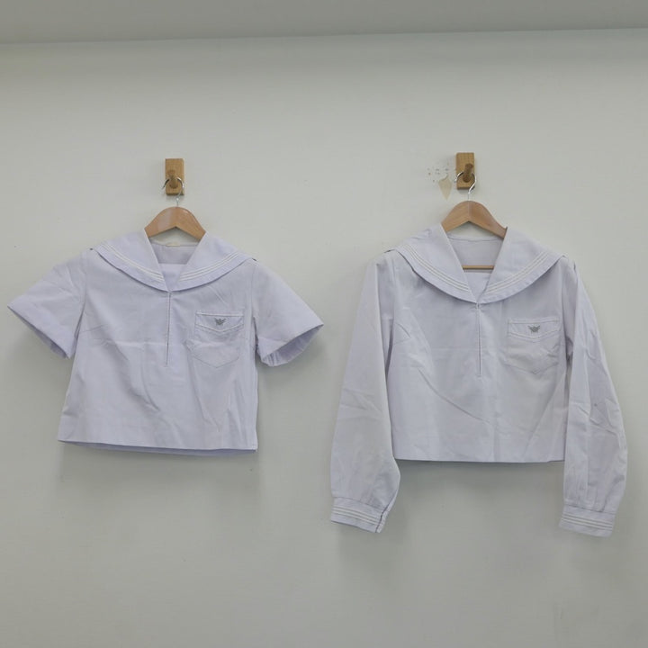中古制服】兵庫県 小野中学校 女子制服 3点（セーラー服