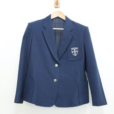 【中古】東京都 頌栄女子学院 中学校・高等学校 女子制服 2点（ブレザー・スカート）sf019300