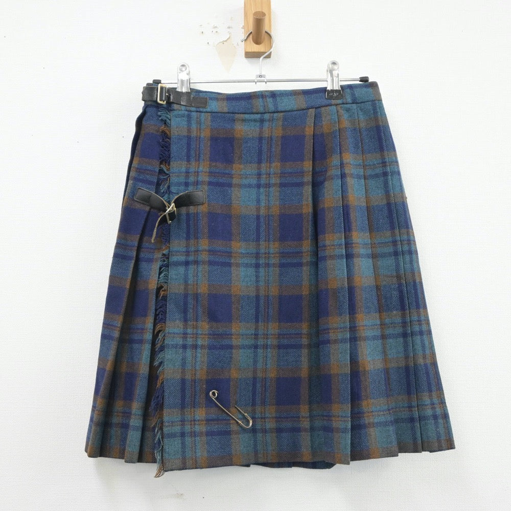 【中古】東京都 頌栄女子学院 中学校・高等学校 女子制服 2点（ニット・スカート）sf019301