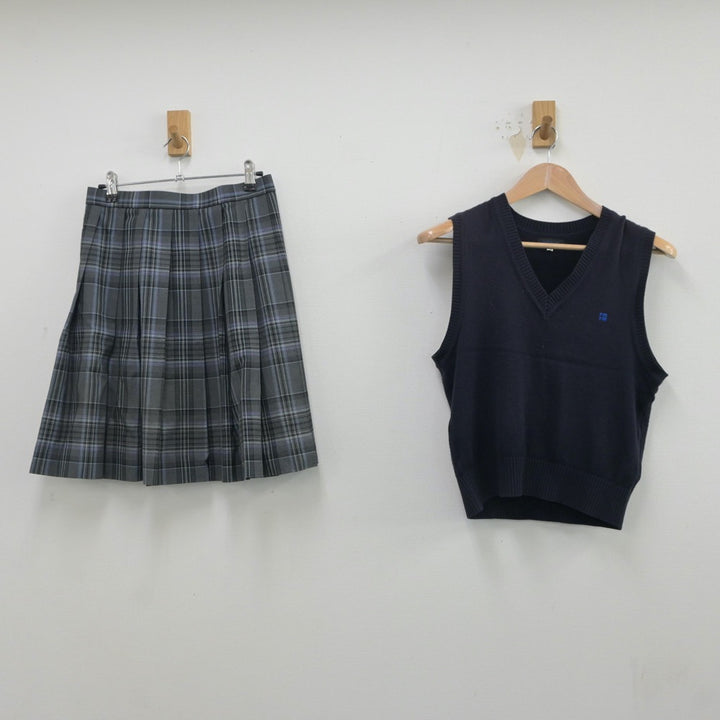 中古制服】埼玉県 叡明高等学校 女子制服 5点（シャツ・ニットベスト・スカート）sf019307【リサイクル学生服】 | 中古制服通販パレイド