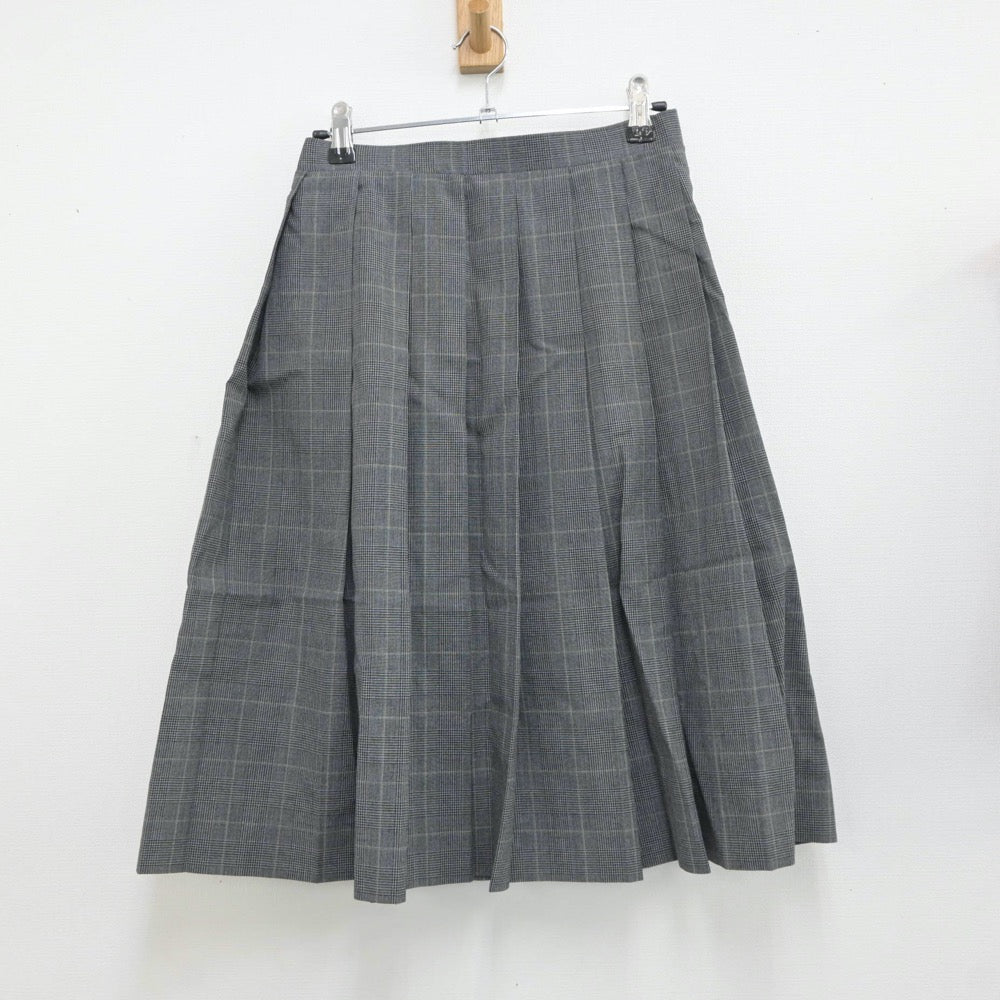 【中古】埼玉県 宮原中学校 女子制服 2点（ベスト・スカート）sf019311