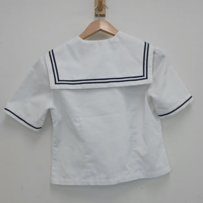 【中古】愛知県 聖霊中学校 女子制服 2点（セーラー服・ニット）sf019323