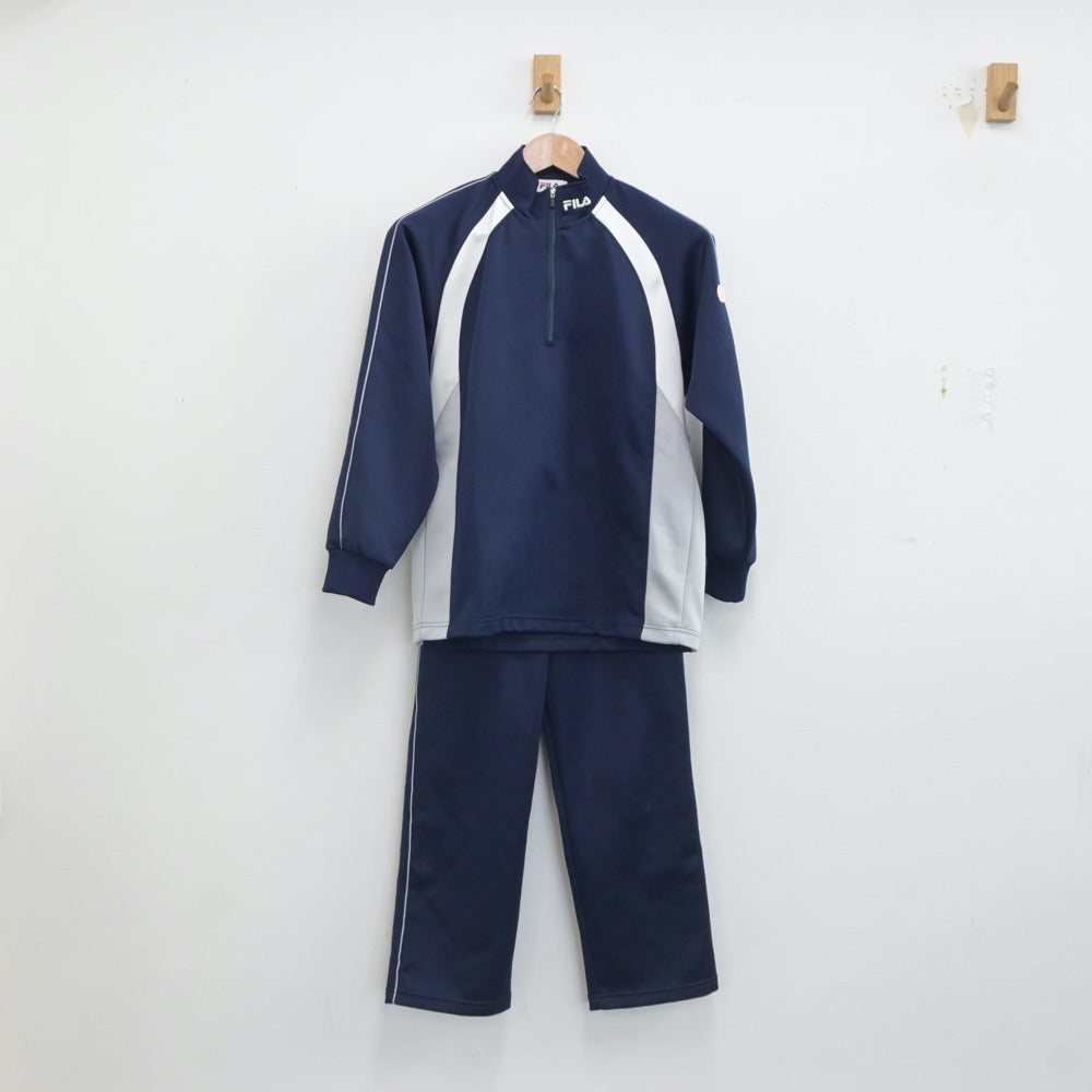 【中古】愛知県 聖霊中学校 女子制服 2点（ジャージ 上・ジャージ 下）sf019325