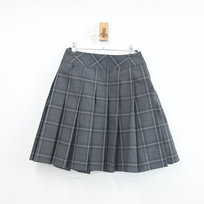 【中古】埼玉県 埼玉県立上尾鷹の台高等学校 女子制服 3点（ニットベスト・シャツ・スカート）sf019330