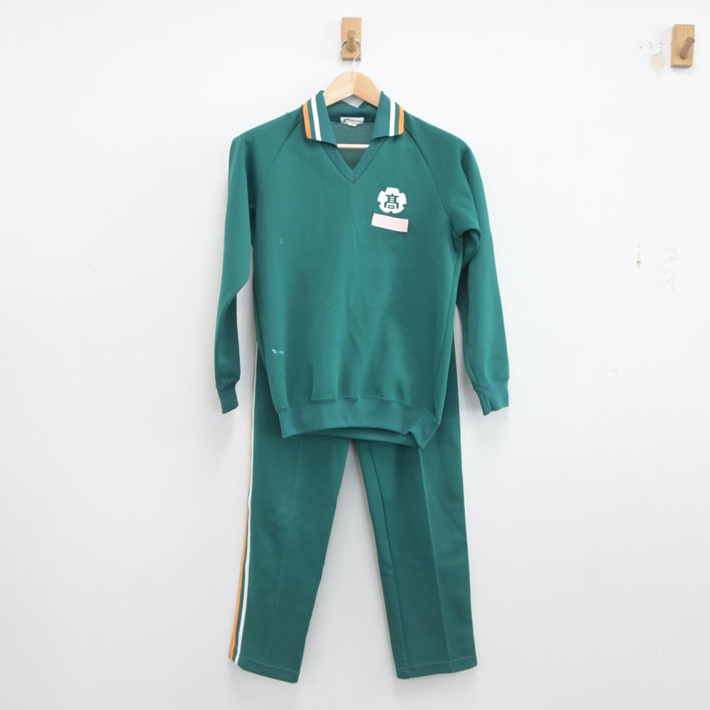 【中古】奈良県 奈良県立添上高等学校 女子制服 2点（ジャージ 上・ジャージ 下）sf019332