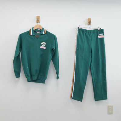 【中古】奈良県 奈良県立添上高等学校 女子制服 2点（ジャージ 上・ジャージ 下）sf019332