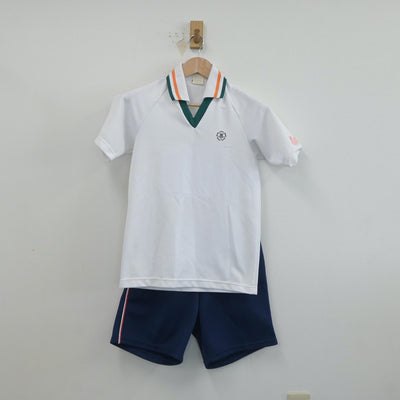 【中古】奈良県 奈良県立添上高等学校 女子制服 2点（体操服 上・体操服 下）sf019333