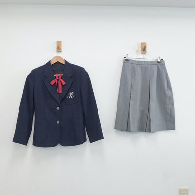 【中古】神奈川県 横浜市立領家中学校 女子制服 4点（ブレザー・ベスト・スカート）sf019339